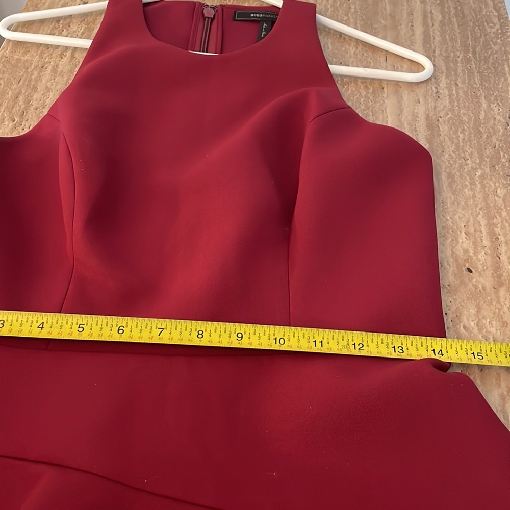 Last Chance! BCBG maroon dress with open back - stunner - Picture 5 of 6